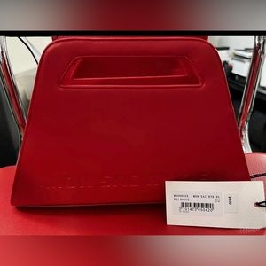 Mon sac rykiel red ma006s02 p01 rouge Woman’s Bag Purse (msrp 650) brand new